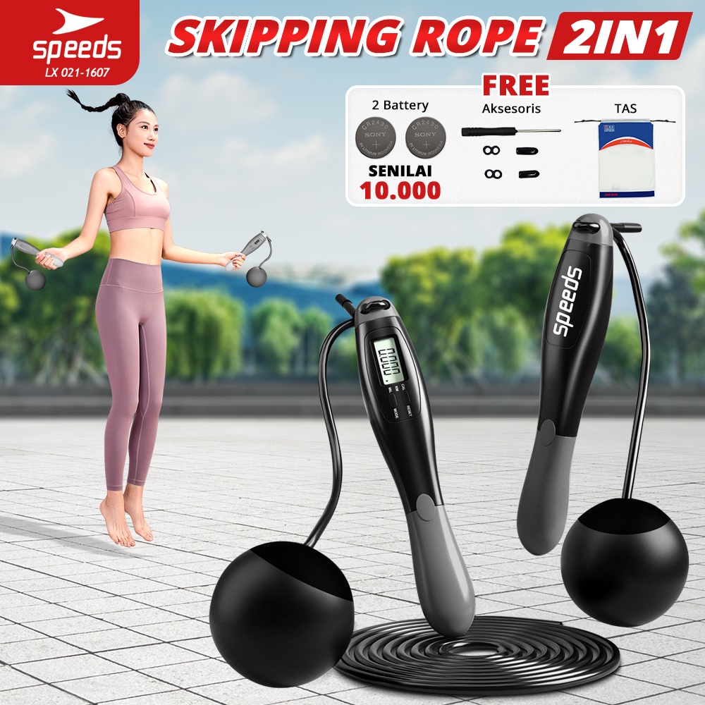 SPEEDS Skipping Lompat Tali Loncat Jump Rope / Alat Olahraga Anak Speeds 021-1607