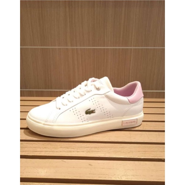 SALE SEPATU LACOSTE WHITE PINK SIZE 36 - 40 NEW ORIGINAL
