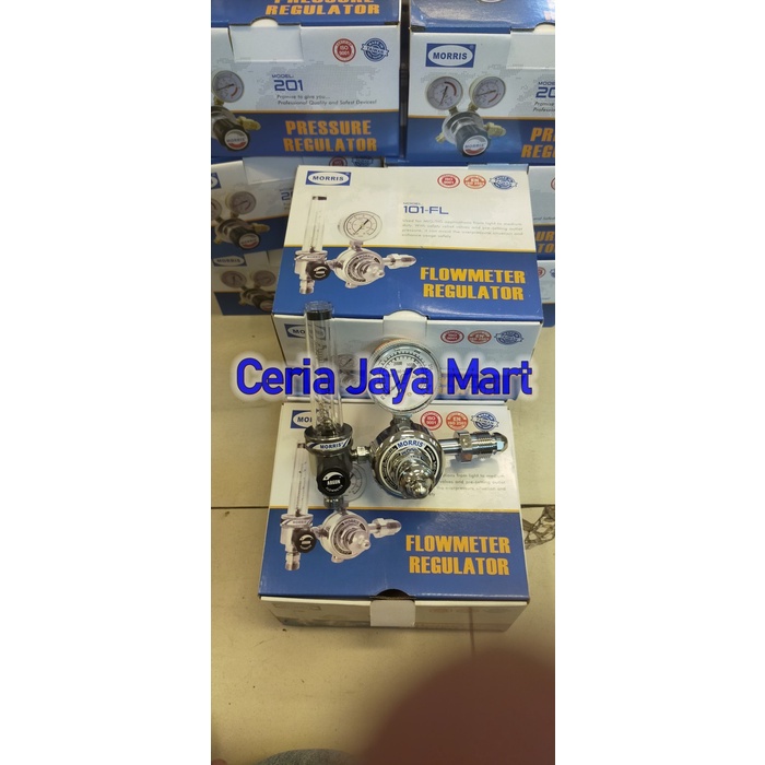 MORRIS REGULATOR ARGON 101-25FL-AR - FLOWMETER REGULATOR 101 FL ASLI