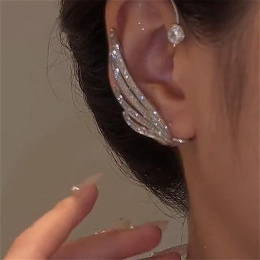 Needway   Gadis Anting-Anting Prancis Keren Mewah Telinga Manset Peri Tanpa Tindik Telinga Tulang Klip