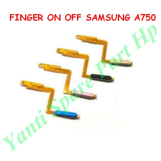 Flexible Fingerprint On Off Samsung A7 2018 A750 Original Terlaris New