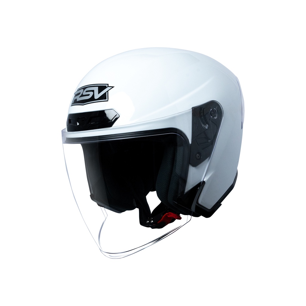 Jual Helm Rsv New Windtail White Glossy Single Visor Shopee Indonesia