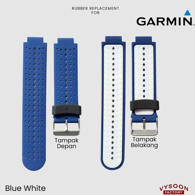 Tali / Strap Jam Tangan Garmin Forerunner 235 / FR 235 Karet Rubber