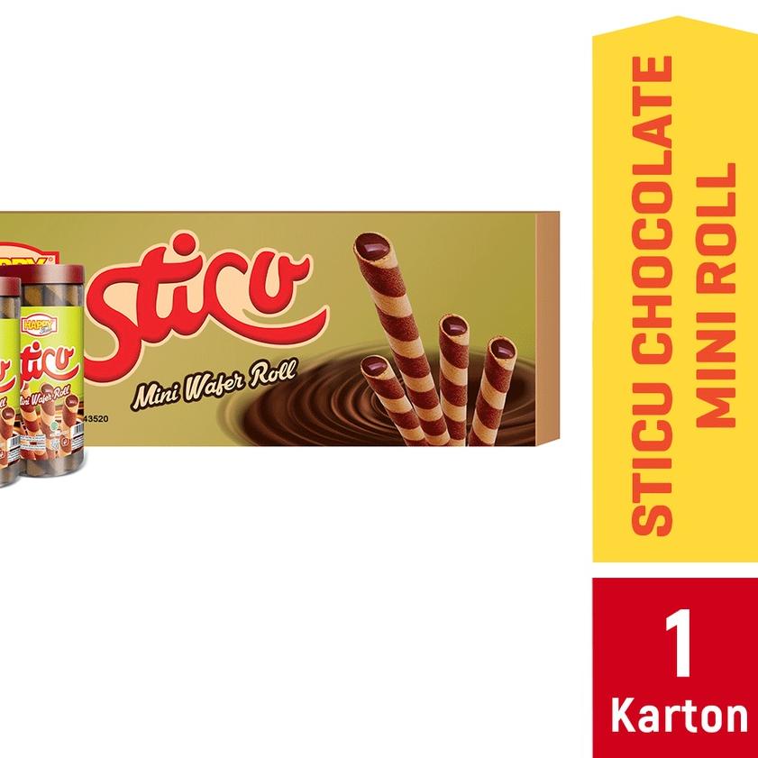 

COD[KI3]-Happy Time Astor Sticu Wafer Mini Roll Chocolate 33gr (1 Karton isi 30 Toples)