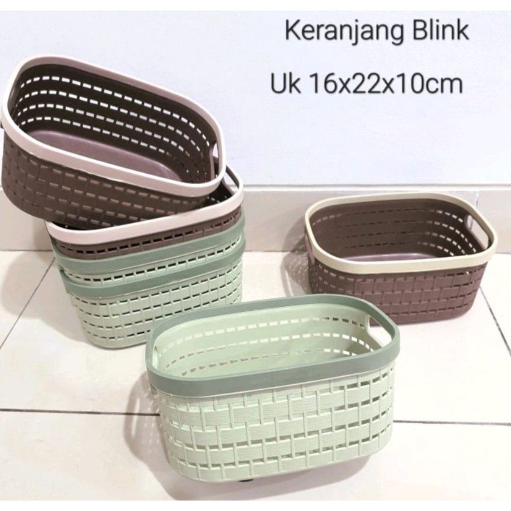 Keranjang Serbaguna Plastik - Keranjang Blink Serbaguna - Keranjang Estetik