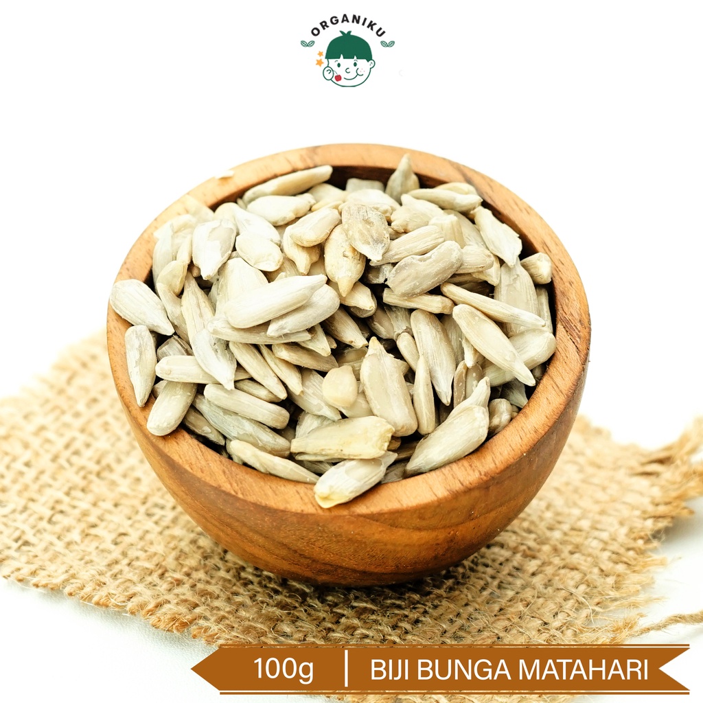 Biji Bunga Matahari Organik 100g,250g/ Organic Sunflower Seed 250g