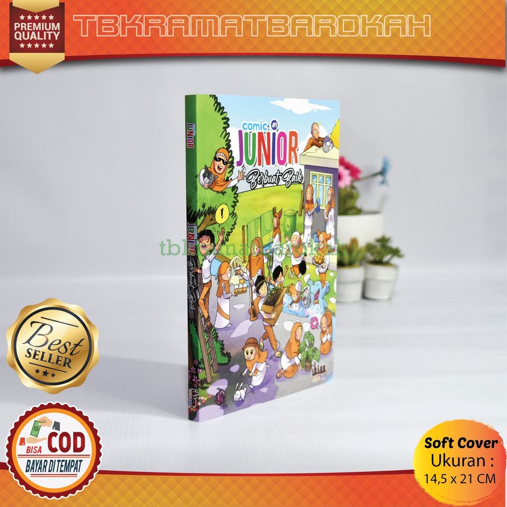 Komik Islami Comic Komik Junior #1 Berbuat Kebaikan Ihsan Media Soft Cover Bacaan Islam Muslim Akhla
