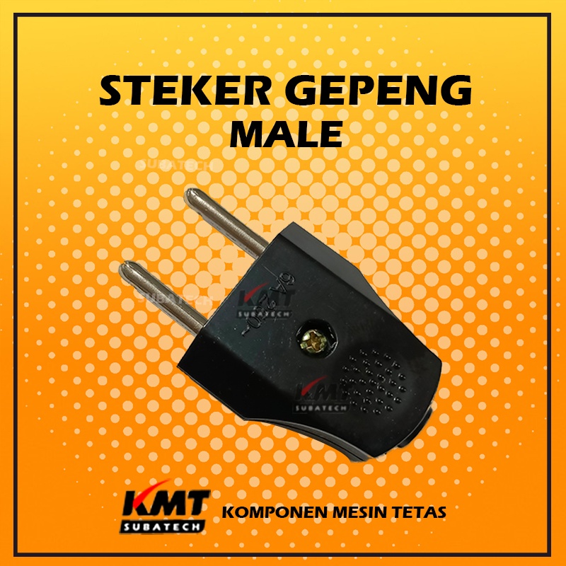 Steker Gepeng Hitam Original SNI Colokan Listrik Murah