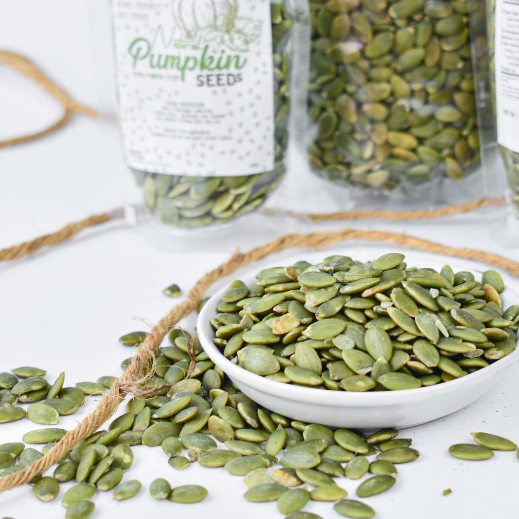 

Organic Pumpkin Seed 1kg / Biji Labu / Pepita 1000gram Diet Organik