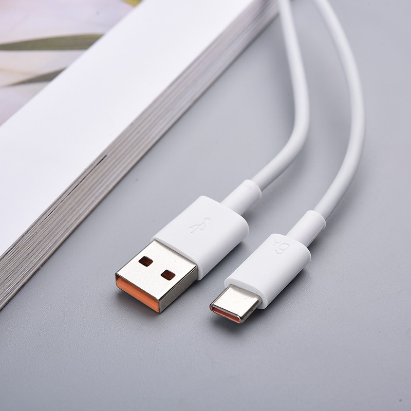 Charger 66W US Fast Charge Adapter 6A SuperCharge USB Type-C Kabel Untuk Handphone iPhone