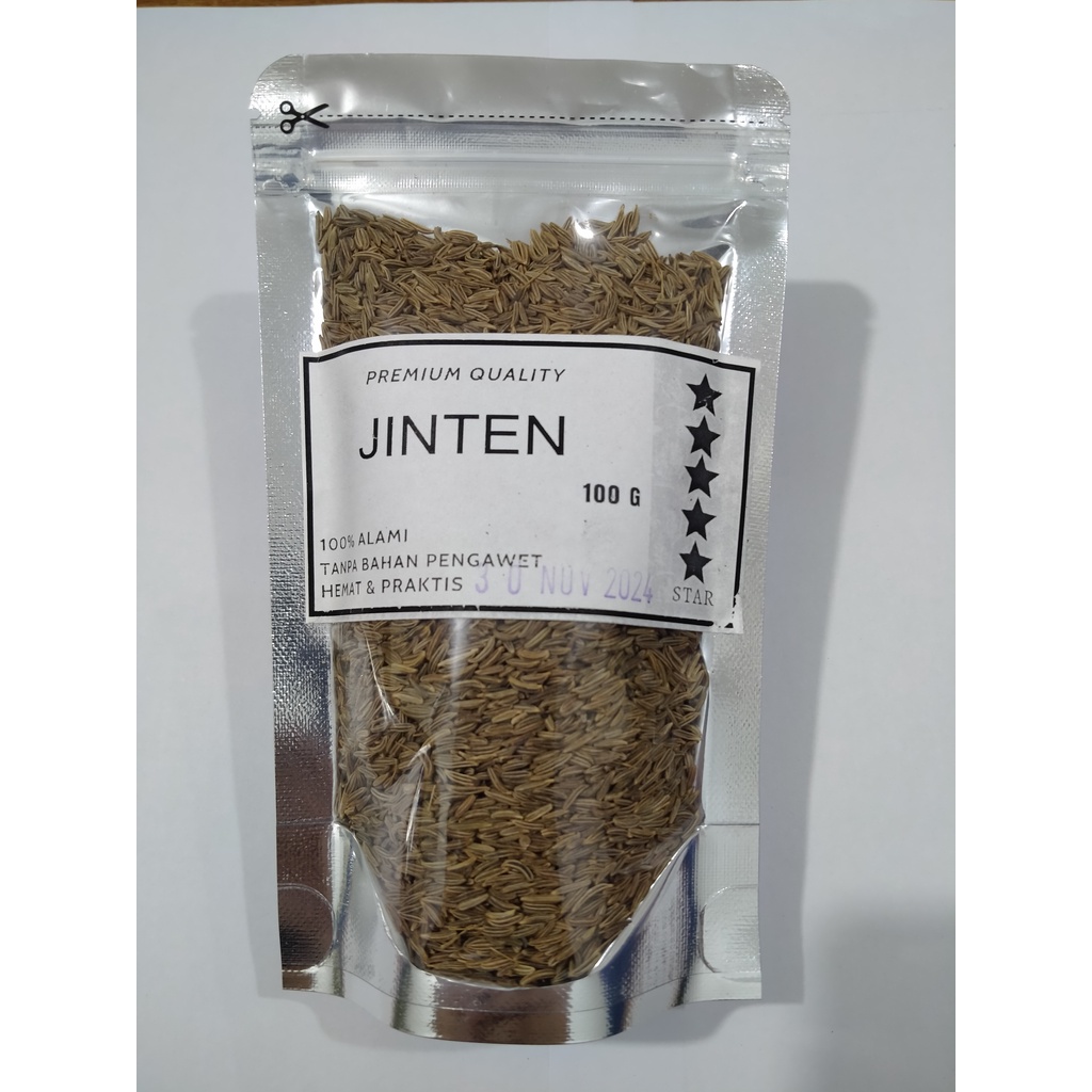 Jinten Putih 100 Gram Cumin Caraway Jinten Wangi Pilihan Premium Bumbu Rempah Original Tanpa Campuran Masakan Dapur TERMURAH TERLARIS