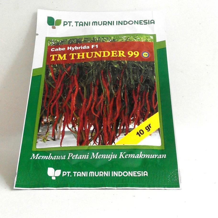Paket Terkini Bibit Cabai Tani Murni TM Thunder 99 Cabe Hibrida F1 - 10 gram