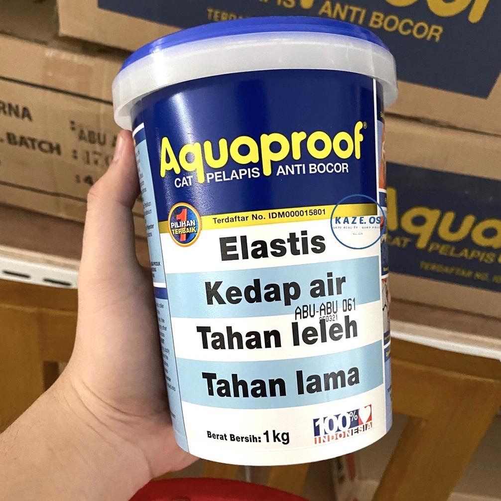 ( BAYAR DITEMPAT ) ASLI 100% AQUAPROOF 1KG TERSE SURABAYA - 1 KG 4 KG 20 KG - PUTIH ABU ABUABU TRANS