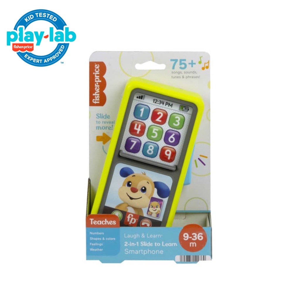 Fisher Price 2-in-1 Slides to Learn Smartphone - Mainan Edukasi Anak