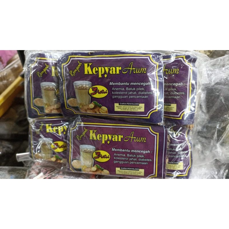 

Minuman Tradisional Herbal Rempah Kepyar Arum isi 10 Pcs