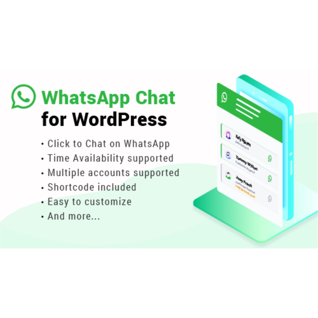 WhatsApp Chat WordPress Plugin Pro Full