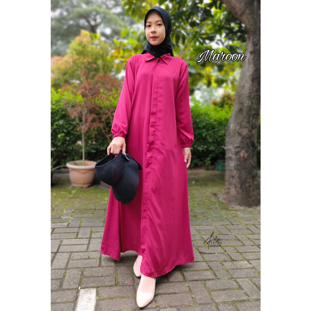 Gamis Dress Aurelia Wolfis Premium by Arsyida