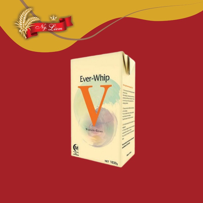 EVER-WHIP Vegetable Cream / Non-Diary Whipping Cream 1030 gram