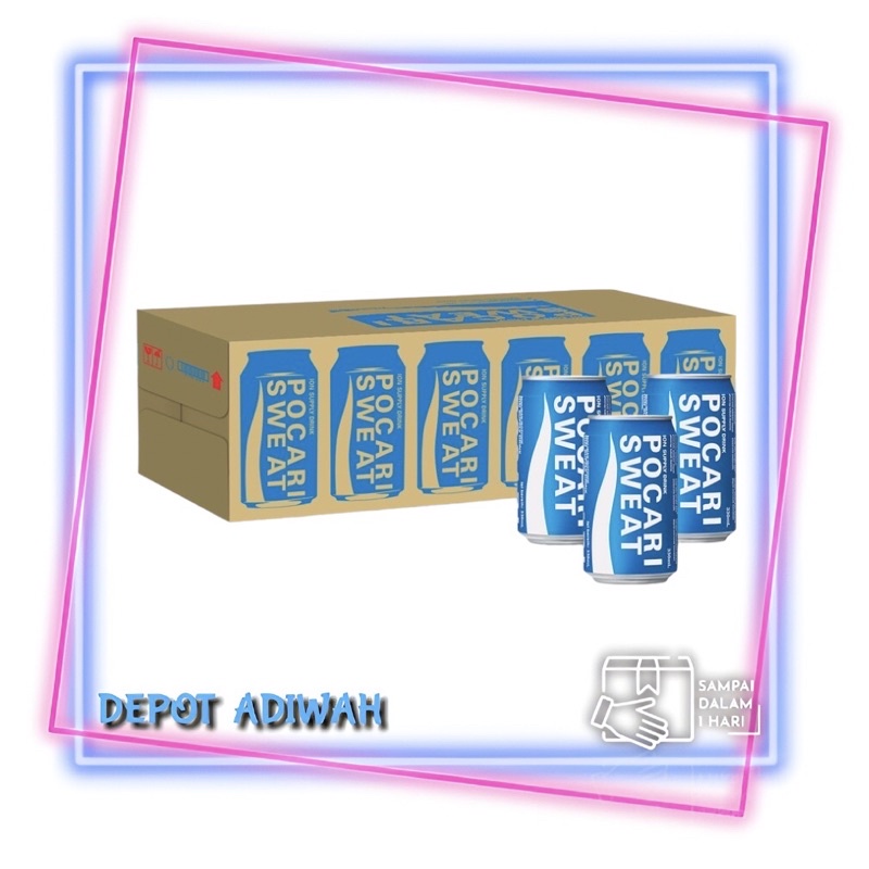 

Pocari Sweat can 330ml per karton (isi 24 kaleng)