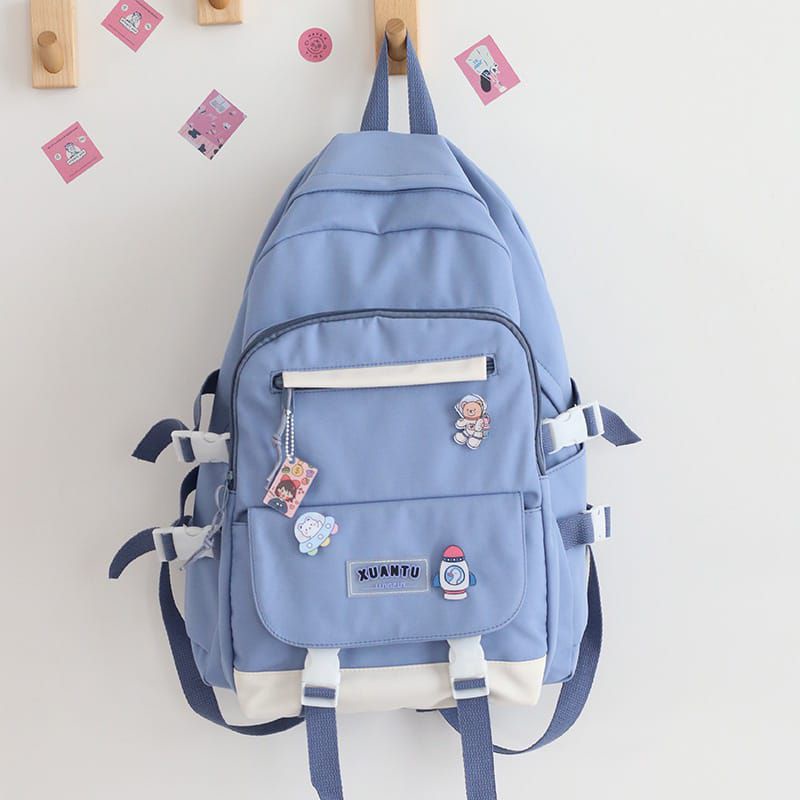 TAS RANSEL SEKOLAH ANAK CEWEK REMAJA SD SMP MODEL KOREAN STYLE - TAS ANAK