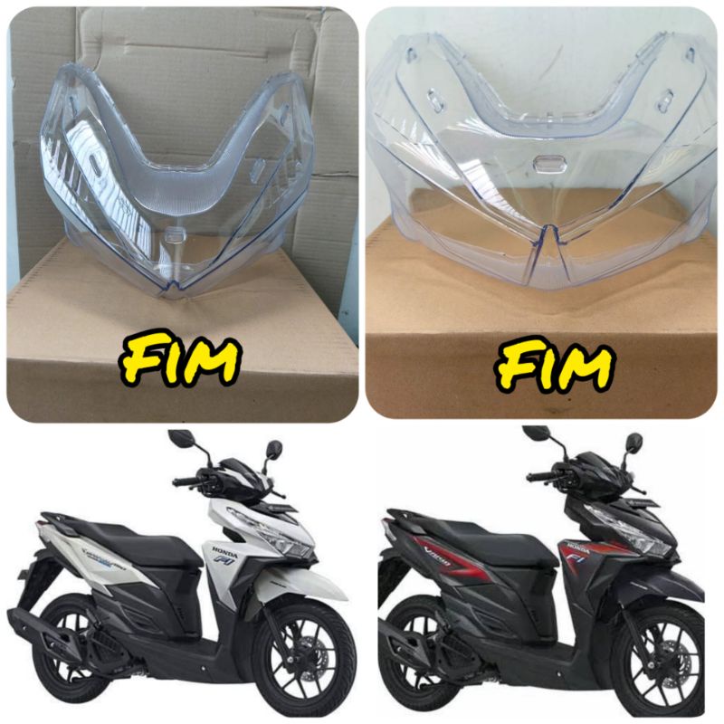 KACA MIKA LAMPU DEPAN VARIO 125/150 LED 2015 2016 2017
