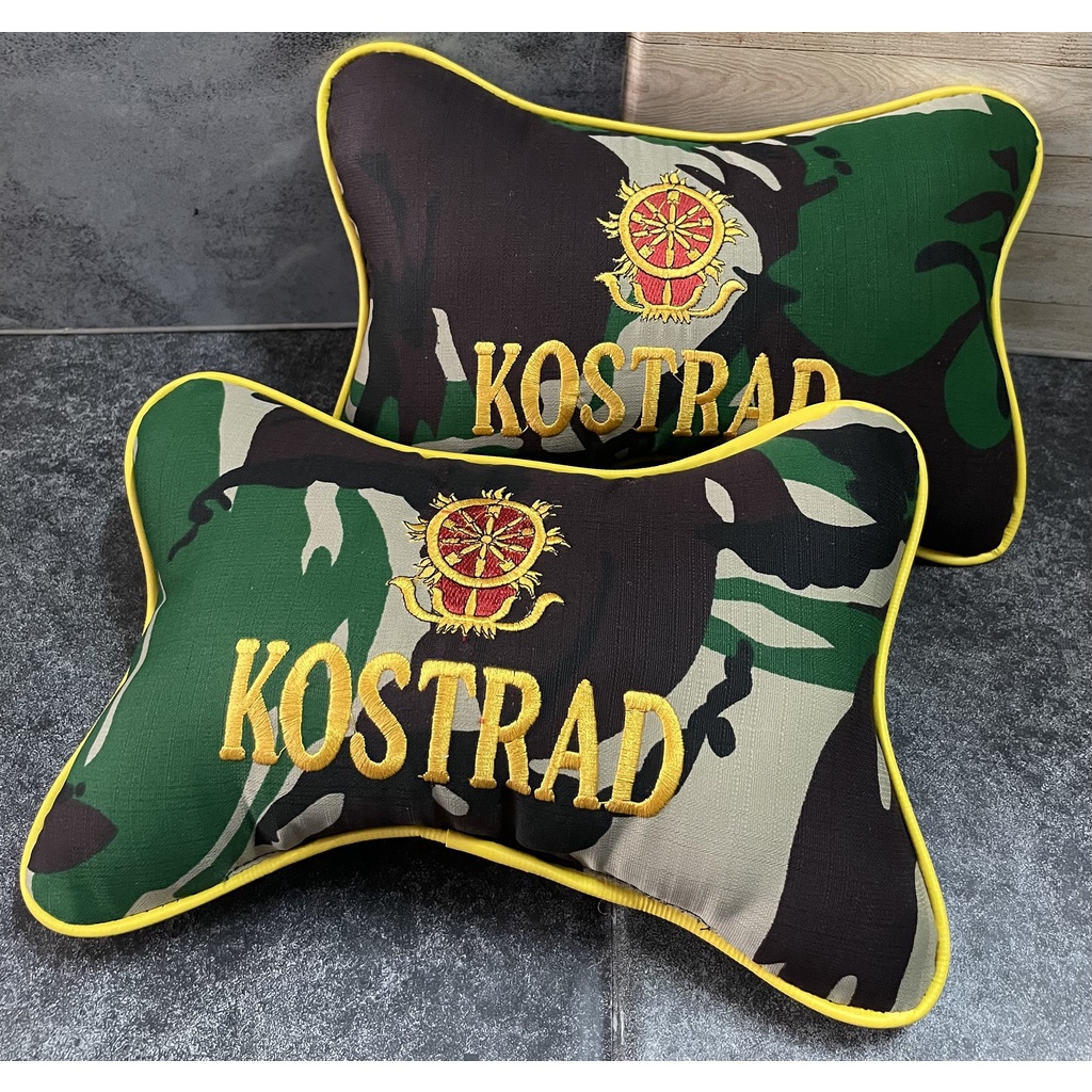 Bantal Mobil Loreng Kostrad - Bantal Mobil - Bantal Kepala Kostrad