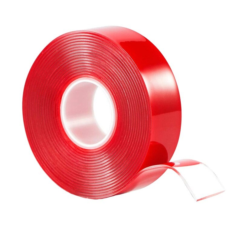 Selotip Lem Double Tape Acrylic Transparent Panjang 3m - HL878