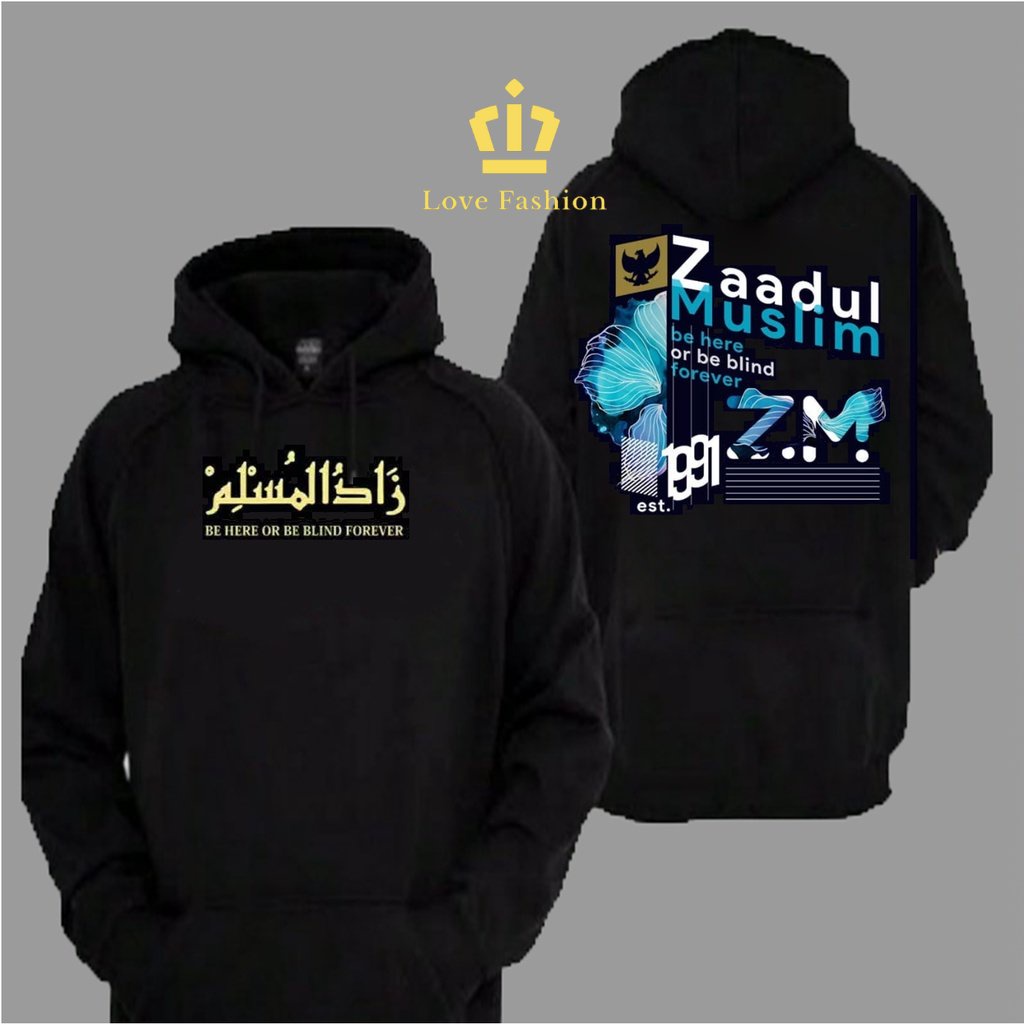 Sweater Hoodie Distro Zaadul Muslim Habib Alwi Assegaf Citayem Premium Terbaru