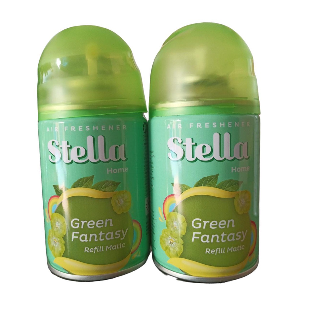 Stella Matic Refill Green Fantasy 225ml - Refill Pengharum Ruangan Otomatis