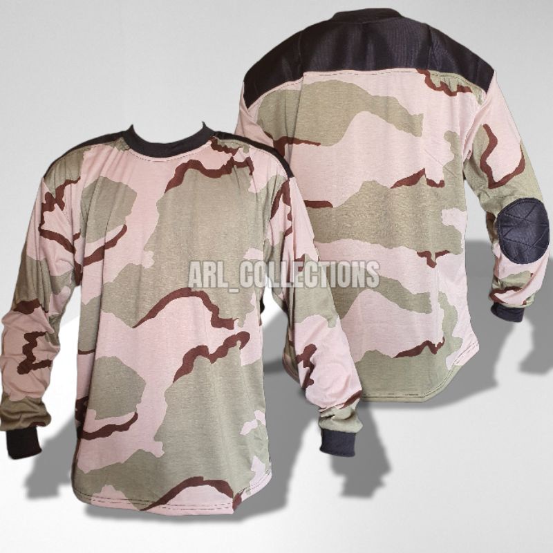 kaos panjang loreng gurun pasir - teluk - u.s army - kaos loreng gurun pasir lengan panjang - kaos t