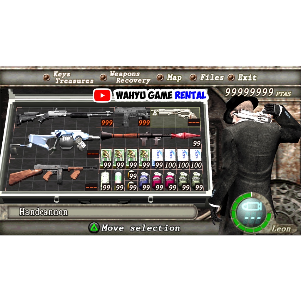 Memory Card PS2 Untuk LOAD GAME Resident Evil 4 PS2