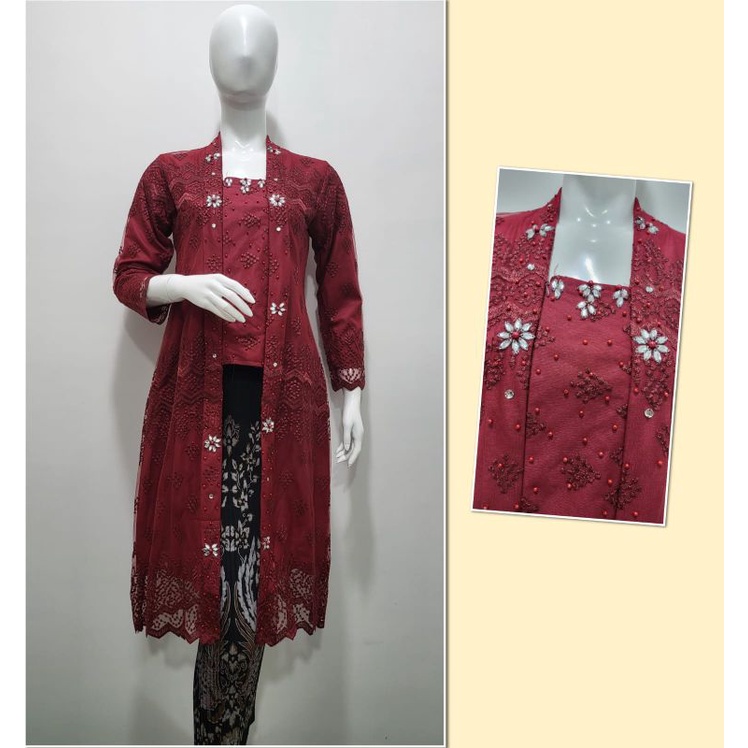 Permata Olshop / Kebaya Kutu Baru Payet / Kebaya Tunik Kutu Baru / Kebaya Busui Payet / Kebaya Wisuda / Kebaya Lamaran / Kebaya Pesta Payet Mewah