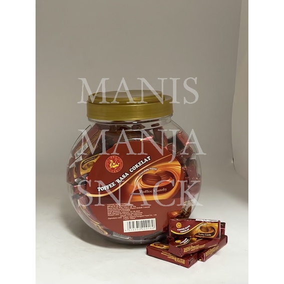 

Permen Toffee Candy Rasa Coklat Toples Cokelat isi isi 100 pcs x 10 gr