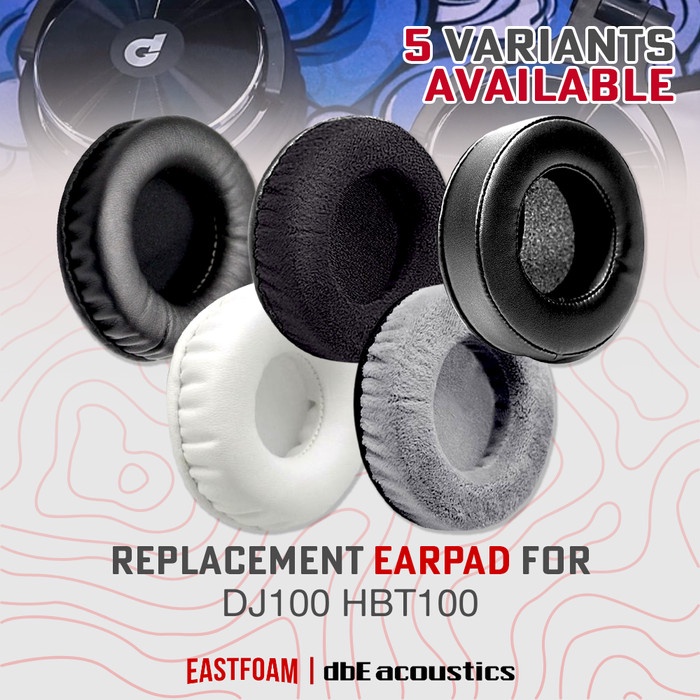 Earpad Earcup dbE Acoustics DJ100 DJ 100 HBT100 HBT 100 Ear Cushion