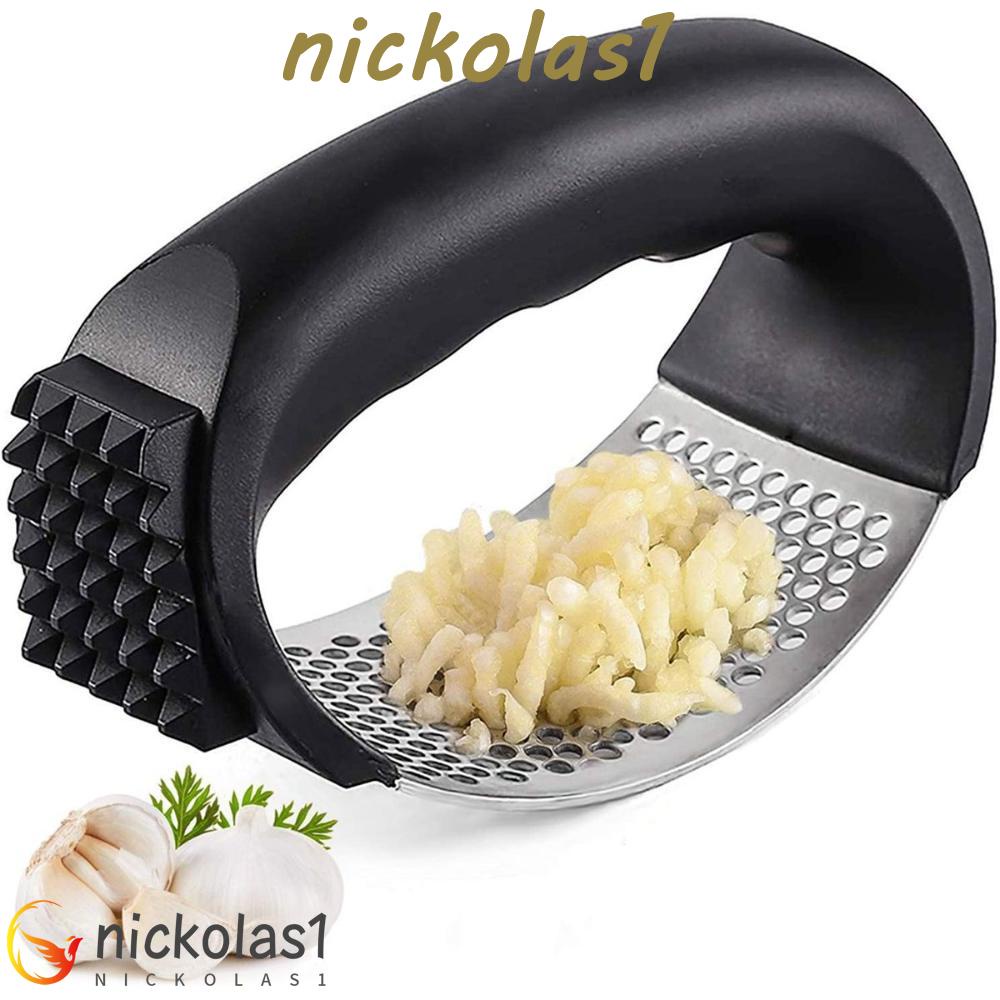 Nickolas1 Garlic Press Rocker Rumah Serbaguna Dengan Palu Daging Manual Chopper Mincer