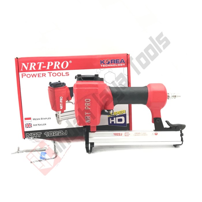 

NRT-PRO 1022J Air Stapler Gun Paku Tembak U Staples Angin Mesin Nailer