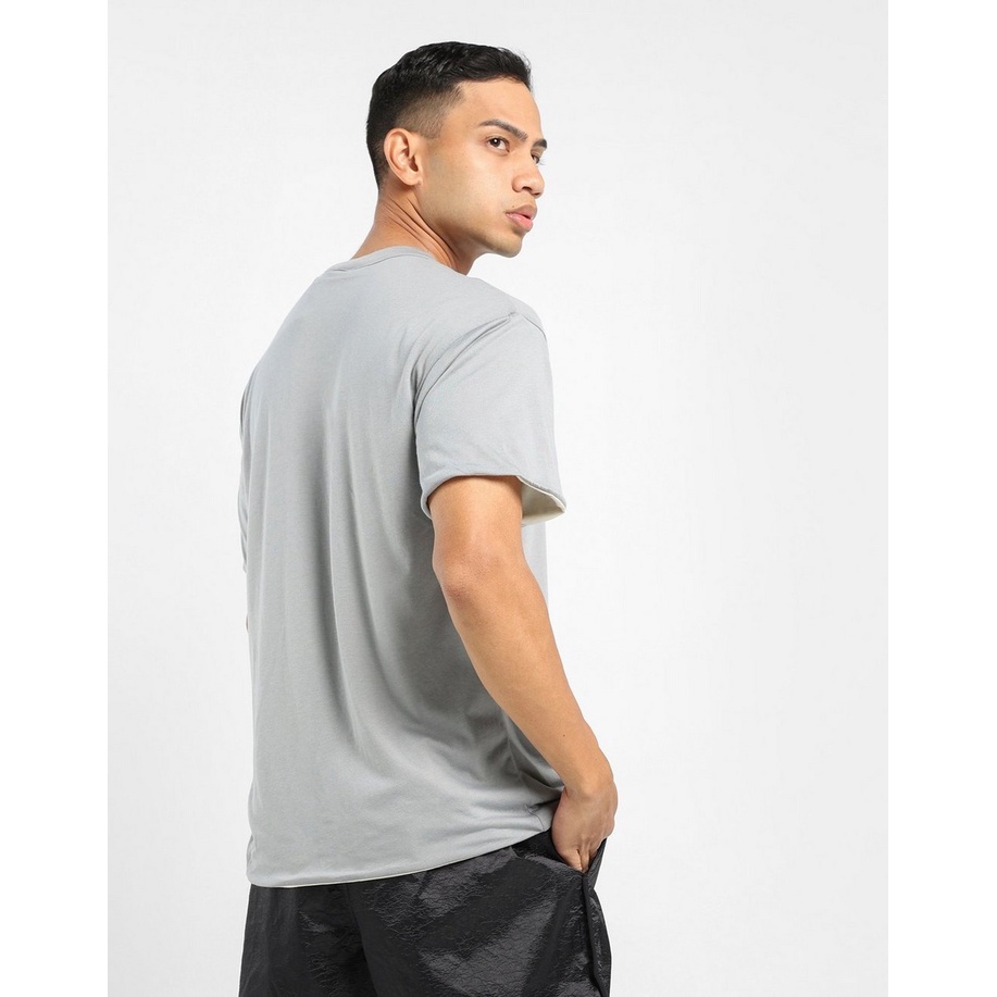 Nike NSW Circa Grey Abu Reversible T-Shirt Kaos Bolak Balik 2 Sisi