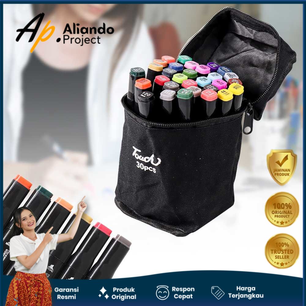 

Spidol Dual Side Fine Art Marker 30 Color Modern Original Unik Murah Terjangkau Garansi