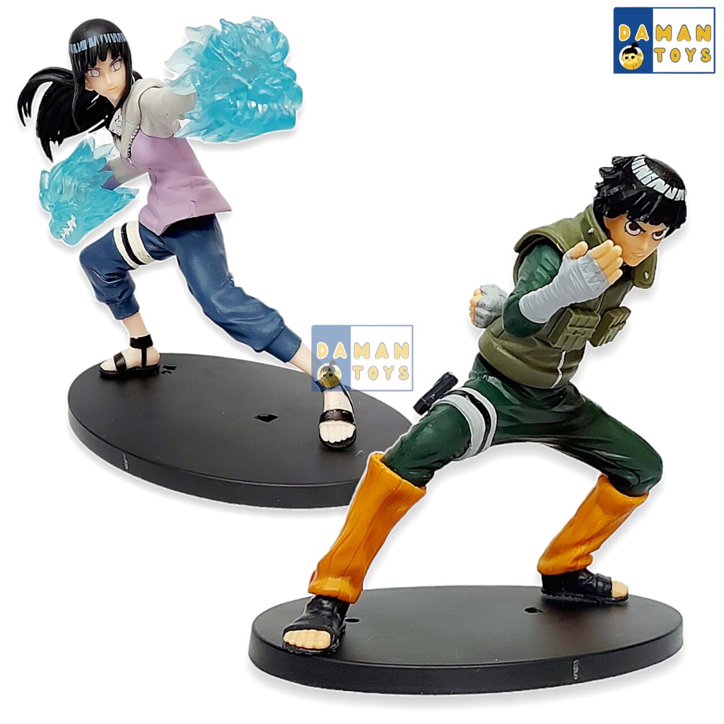 Action Figure Naruto Shippuden Vibration Hinata Hyuuga Rock Lee Anime Pajangan