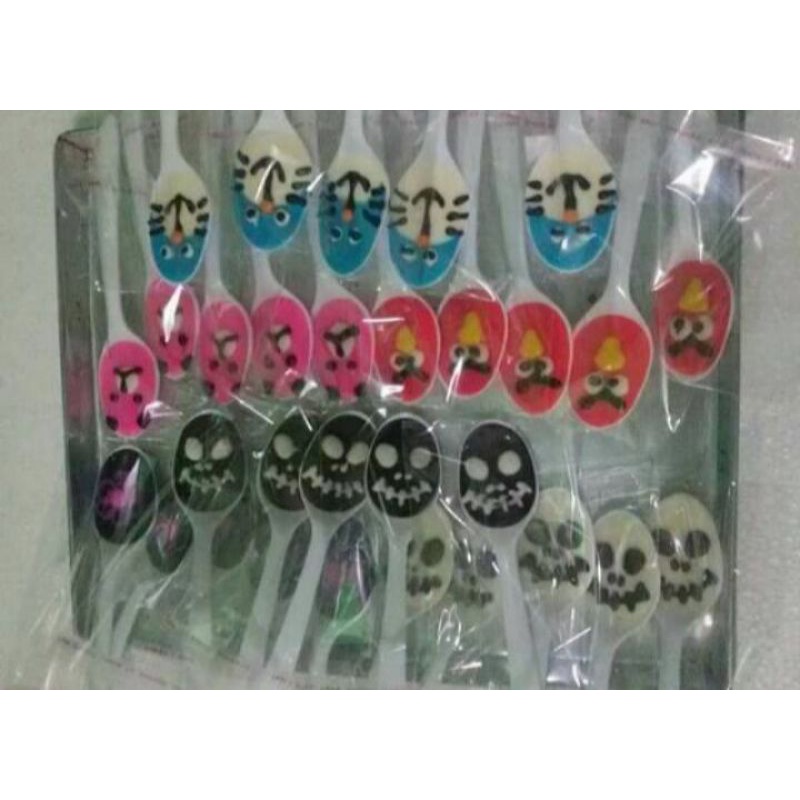 

paket hemat.!! 50pcs #coklat karakter#coklat sendok jajanan anak²