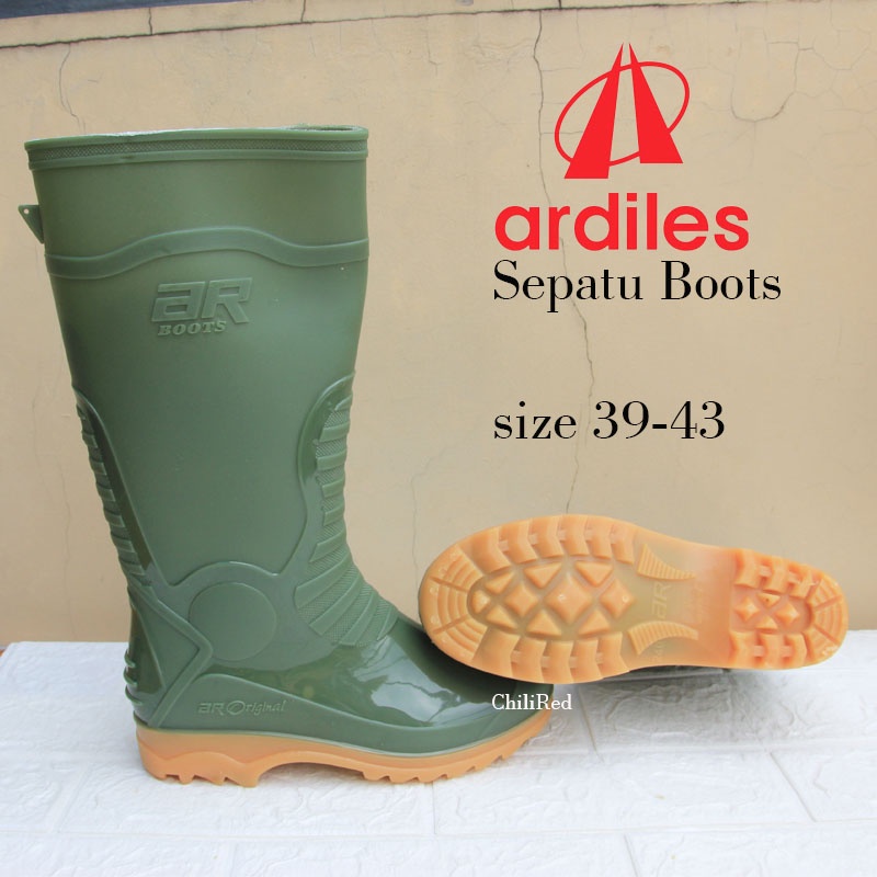 PROMO Sepatu Boot Tinggi ARDILES  - Sepatu Motor Tangguh