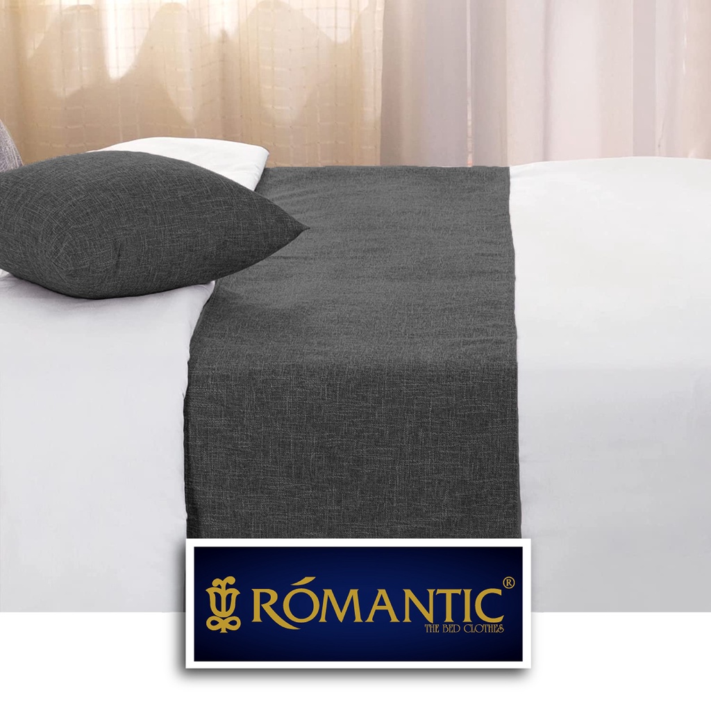 Bed Runner / Selendang kasur Graphite by ROMANTIC standard Hotel minimalis