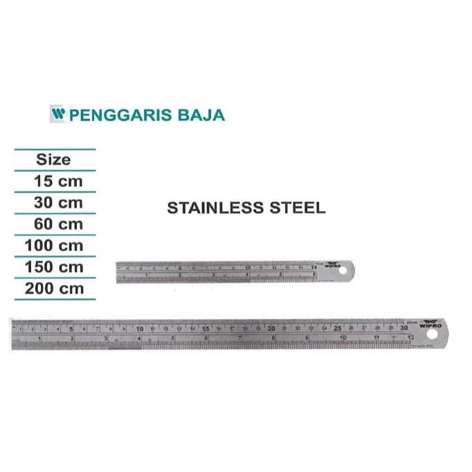 

Penggaris Baja Size 60 Cm - Wipro sumberh11 Murah