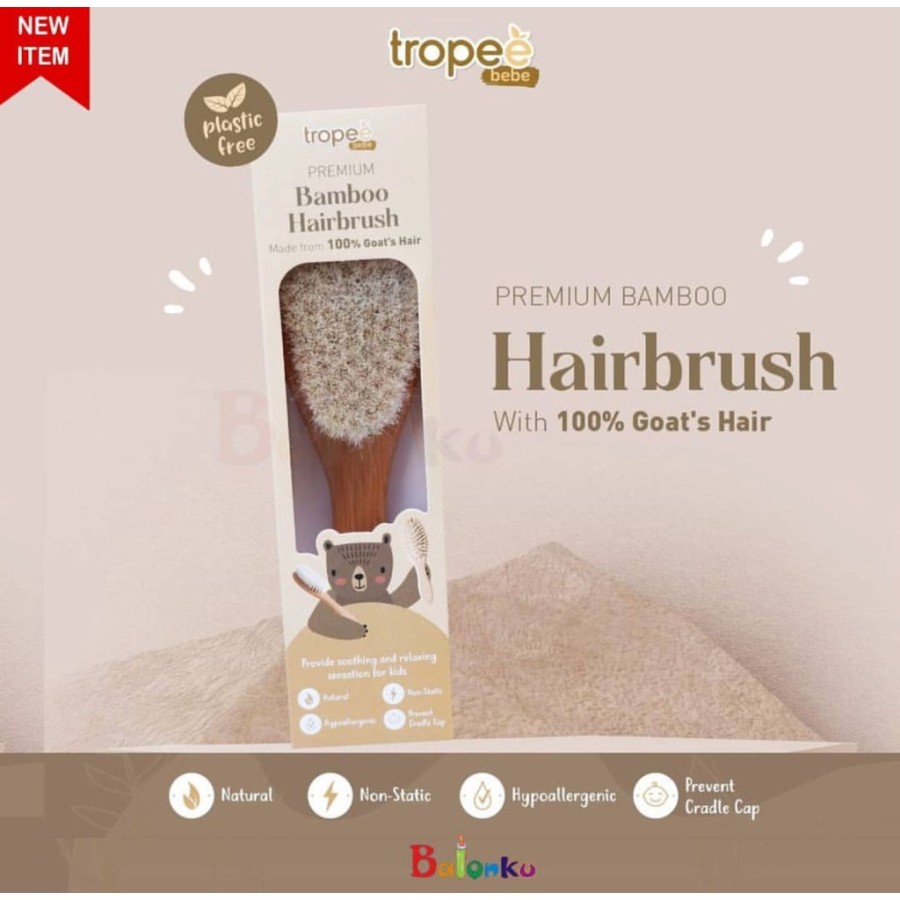 Tropee Bebe  Premium Hair Brush - Comb / Sisir Bayi Anak