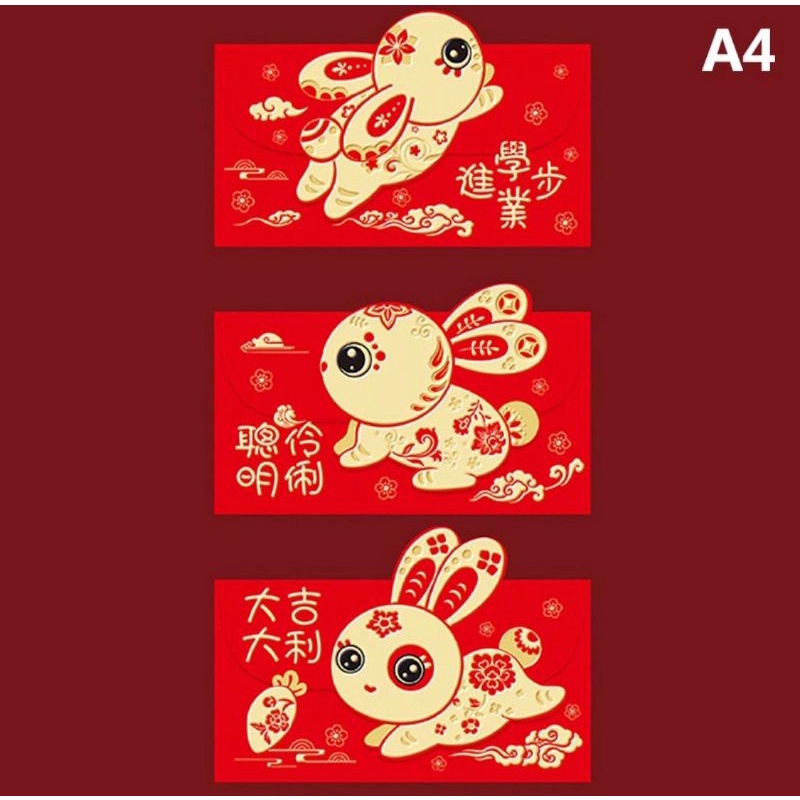 

angpao panjang premium glitter kelinci rabbit
