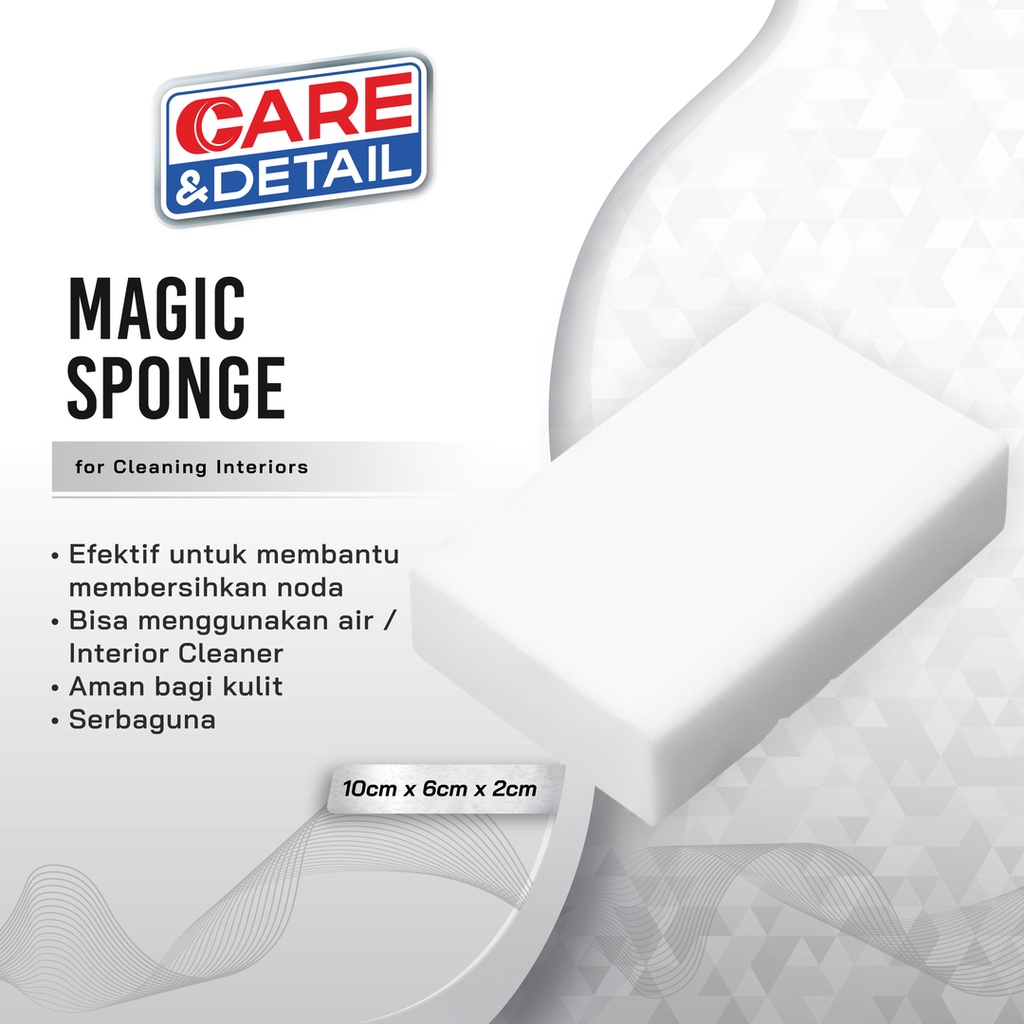 MAGIC SPONGE | Busa Spon Pembersih Ajaib Noda Interior Mobil Serbaguna