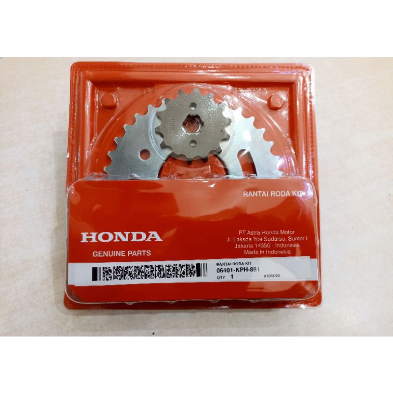 Gear Set Supra x125 Kharisma Kirana Honda Genuine Part