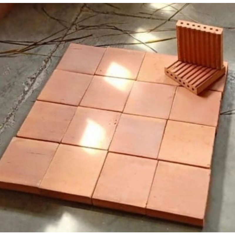 Bata Ubin Terakota ubin lantai Tanah liat