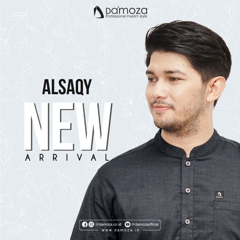 Atasan Pria Damoza Alsaqy Black Koko Hitam Atasan Black Pria