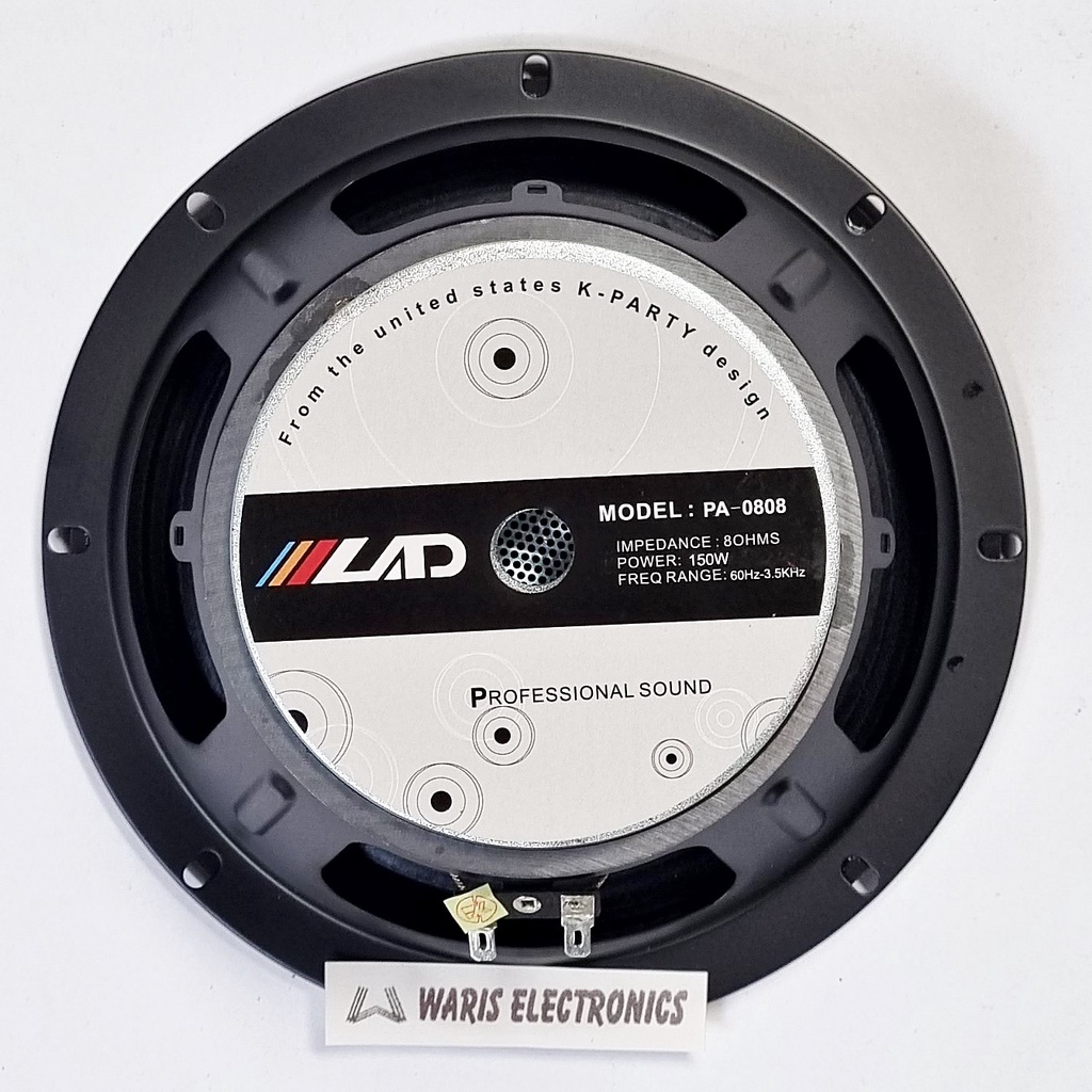 Speaker Middle Mid 8 inch LAD PA-0808